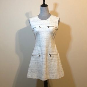 Heather White A-Line Fit Dress